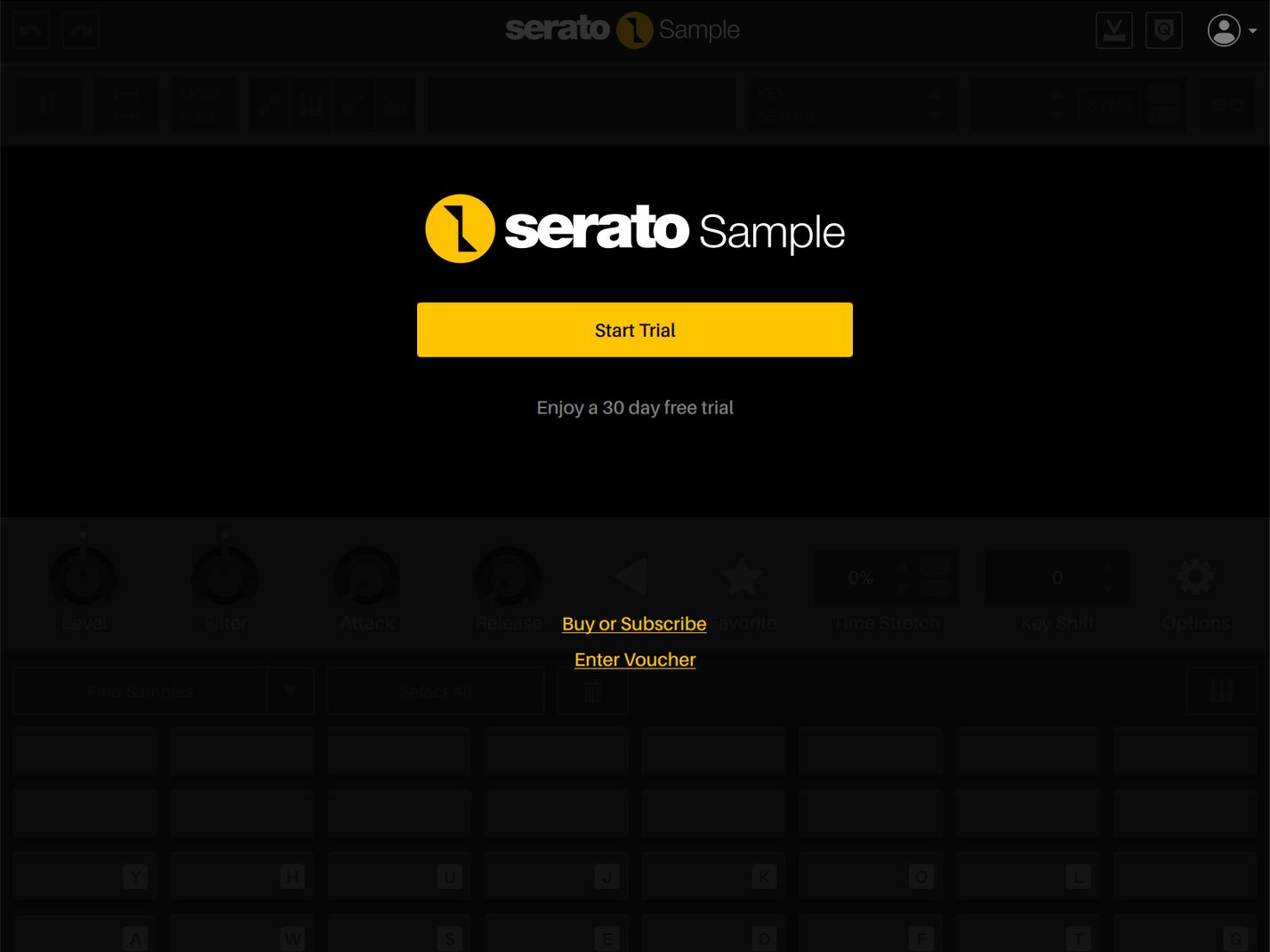 Serato Sample trial—step 3 image