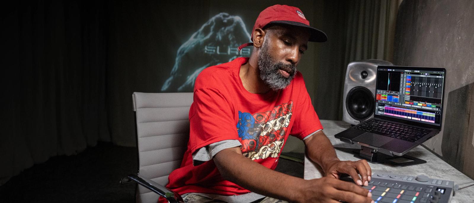 Serato SLAB, a Studio-native MIDI pad controller, with Serato Studio and Dibia$e.