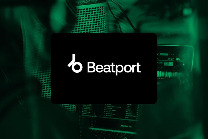 Beatport logo with an image of a DJ