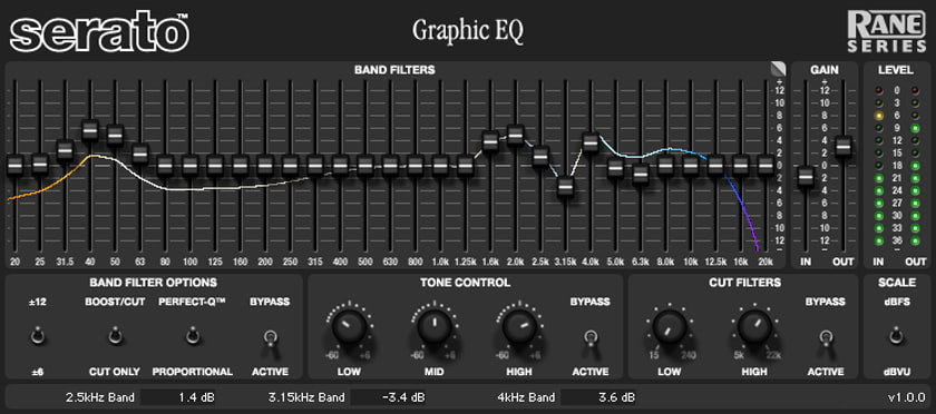 Serato Rane Series Graphic EQ