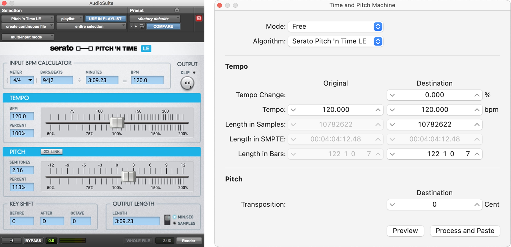 Pitch 'n Time LE 3.1.0