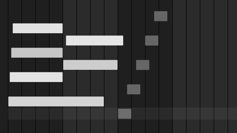 Serato Studio GUI, showing the Auto Chord mode.